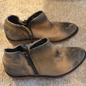 Liberty black Vegas Claro double zip booties